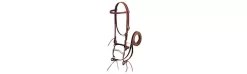 Weaver Latigo Leather Browband Bridle With Single Cheek Buckle