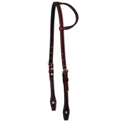 Wildfire Saddlery Leather Spider Stamp Single Ear Headstall