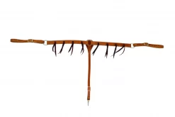 Wildfire Saddlery Harness Leather Breast Collar With Latigo Strings