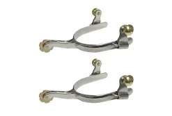 Jacks Roper Spurs With 3/8" Smooth Band - Sold In Pairs