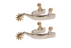 Jacks Spurs With Brass Rowl And Buttons