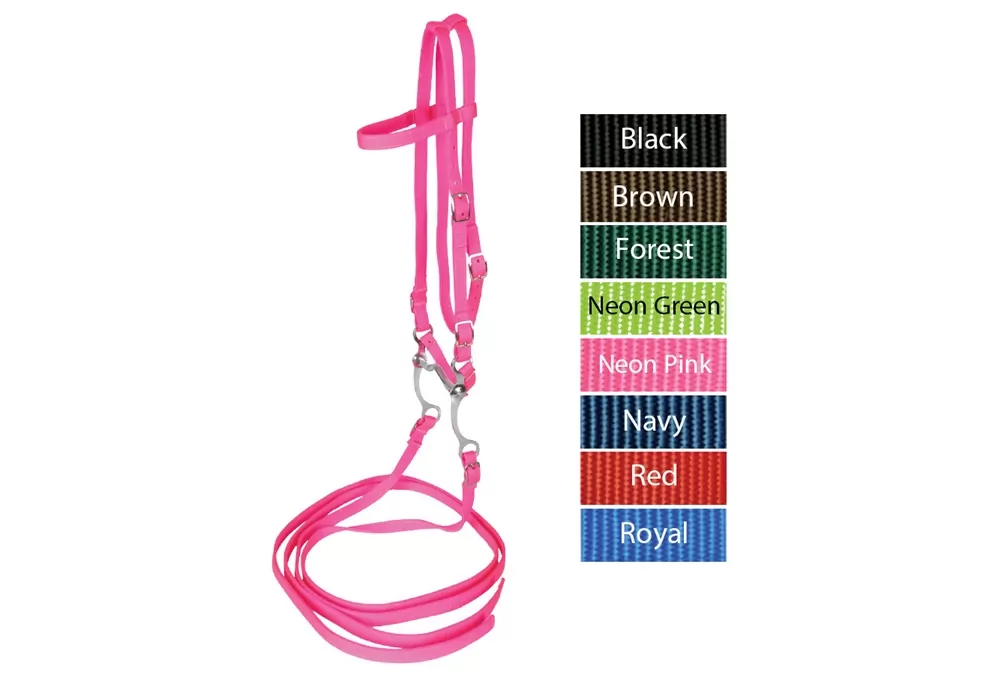 Jacks Bridle With Reins & Curb Bit