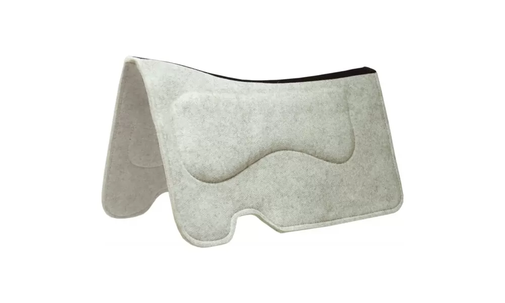 Mustang Contoured Wool Pad Liner With Saddle Bar Protection - Image 2