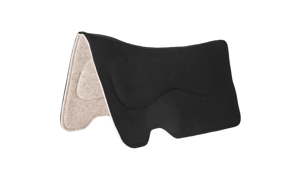 Mustang Contoured Wool Pad Liner With Saddle Bar Protection - Image 3