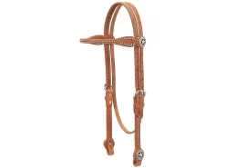 Weaver Texas Star Russet BrowbandHeadstall