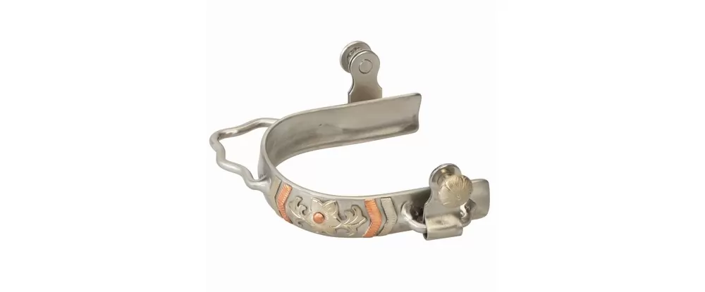 Weaver Ladies AP Chevron Floral Bumper Spurs- Sold In Pairs