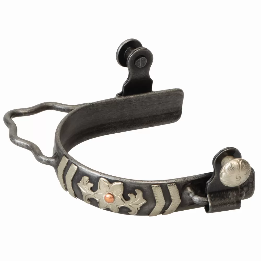 Weaver Ladies AP Chevron Floral Bumper Spurs- Sold In Pairs - Image 2