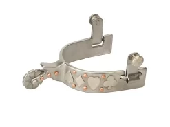 Weaver Mens Card Suit Rowel Spurs - Sold In Pairs