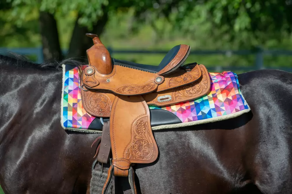 Weaver Leather Kaleidoscope Pony Saddle Pad - Image 2