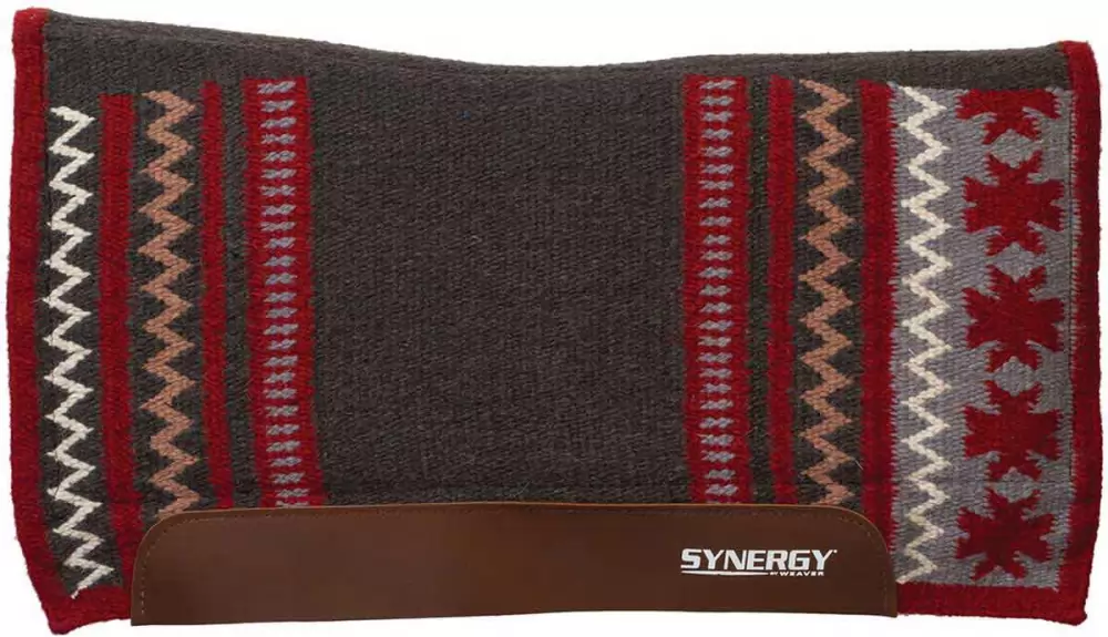 Weaver Synergy Flex ContourPerformance Saddle Pad With Wool Blend Felt Liner - Image 2