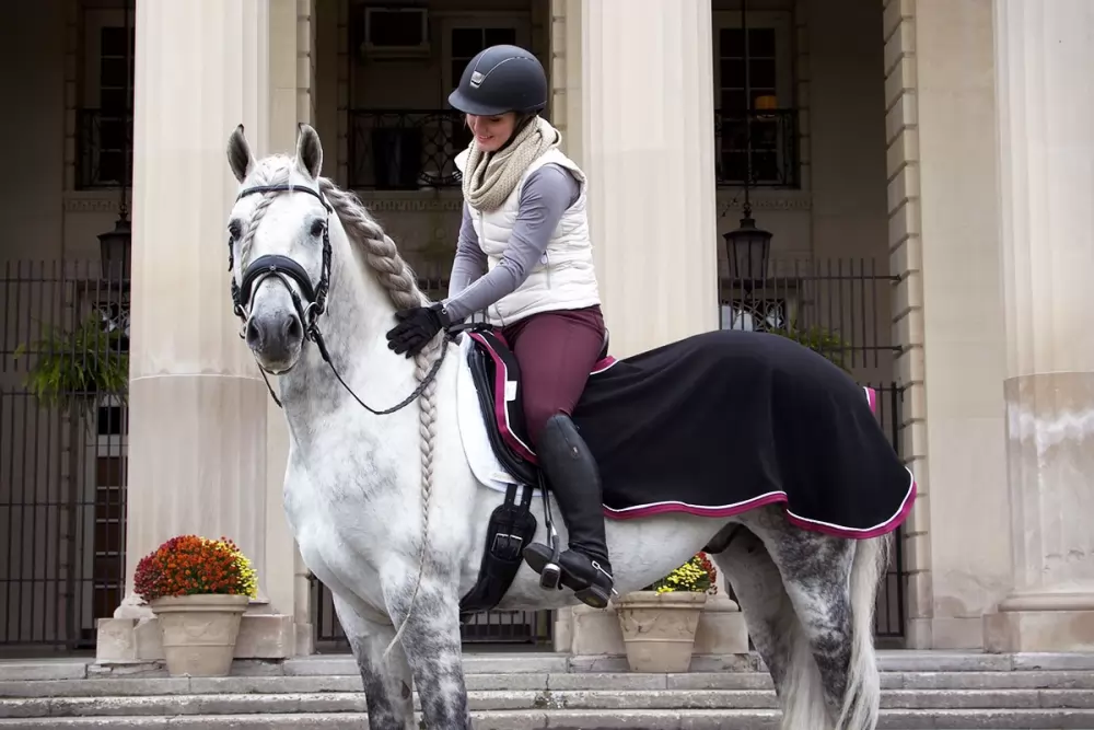 Saratoga Horseworks Fleece Riding Blanket - Image 2