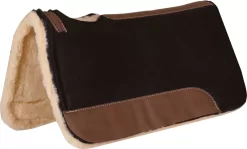 Mustang Felt Contoured Pad With Fleece Bottom