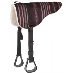 Mustang Mesa Herculon Bareback Pad With Stirrups