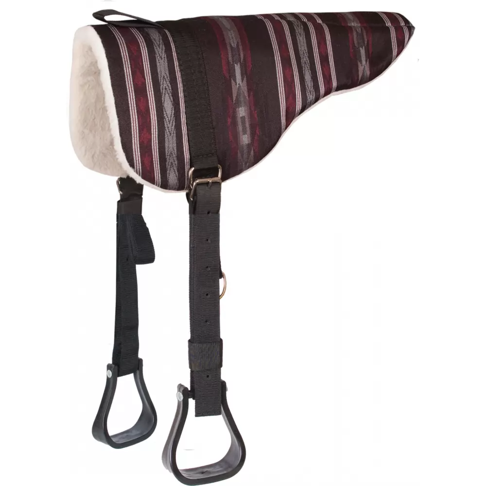 Mustang Mesa Herculon Bareback Pad With Stirrups