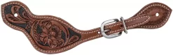 Tough-1 Floral Tooled Spur Strap