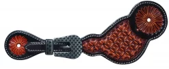 Professionals Choice Diamond Box Rasp Spur Straps