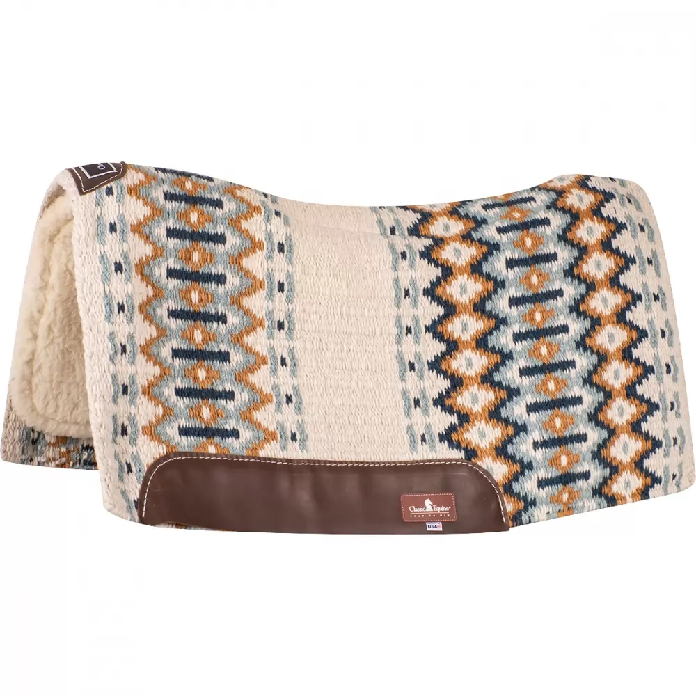 Classic Equine Sensorflex Wool Contoured Top Saddle Pad