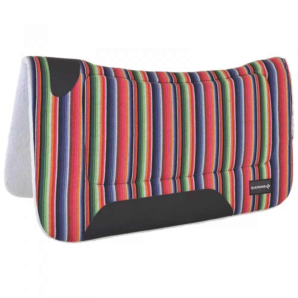 Reinsman Diamond R Square Fleece Contour Pad - Image 3