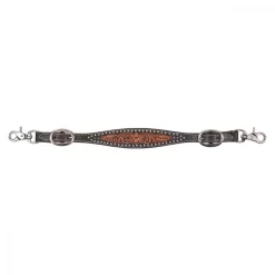 Circle Y Dark Flash Arizona Flower Wither Strap