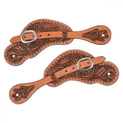 Circle Y Texas Flower Classic Spur Straps