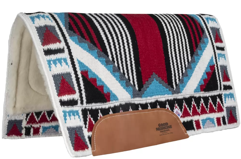 Mustang Highly Decorated Wool Fleece Bottom Pad