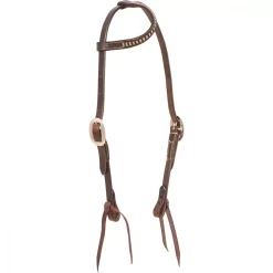 Martin Saddlery Rawhide Laced Slip Ear Harness Headstall