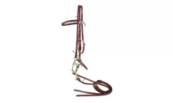 Tory Leather Full Bridle With Curb Bit