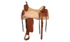 Silver Royal Coyote Cutter Saddle Package