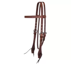 Reinsman Classic Smooth Rosewood Harness Browband Headstall