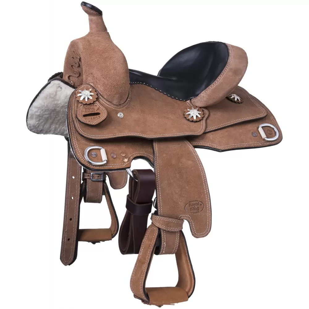 Royal King Roughout Youth Trainer Saddle - Image 2
