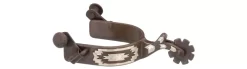 Kelly Silver Star Navajo Overlay Spurs