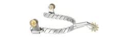 Kelly Silver Star Rope Design Spurs